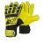 Leopard GK Gloves BLK/YEL 5 Keeperhansker med Flat Cut 