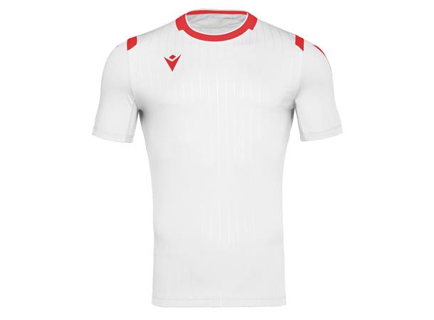Alhena Shirt Shortsleeve WHT/RED L Utgående modell 
