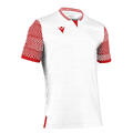 Tureis Shirt WHT/RED S Teknisk T-skjorte i ECO-tekstil