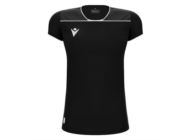 Steel Eco Womans Shirt BLK/WHT XS Teknisk spillerdrakt i ECO-tekstil 