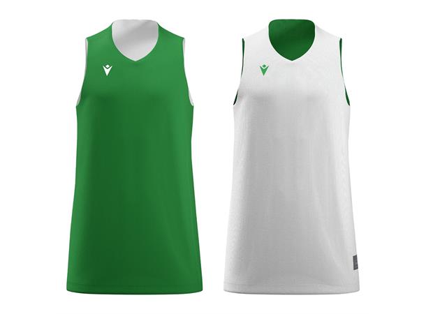 Idaho Reversible Shirt GRN/WHT 3XL Vendbar teknisk basketdrakt - Unisex 