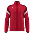 ODIN full zip top RED/WHT S Jakke med kontrastdetaljer